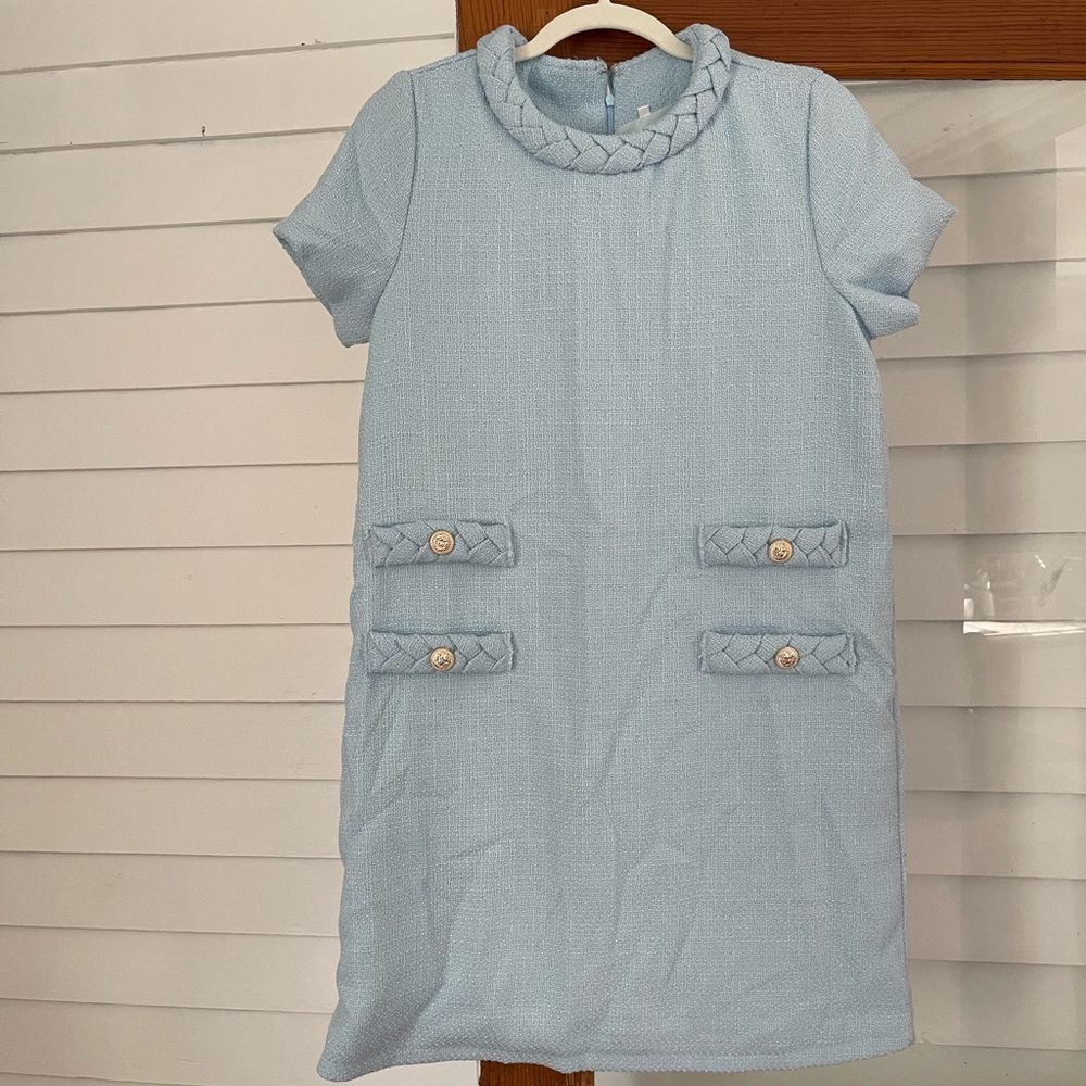 Vintage Dress with Button Accents
